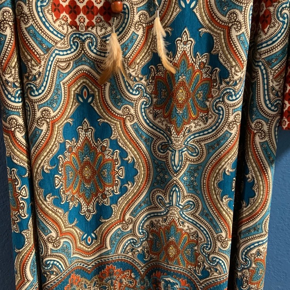 Fancy Nancy Bohemian Western Dress Women’s Medium Long Sleeved - Picture 8 of 11